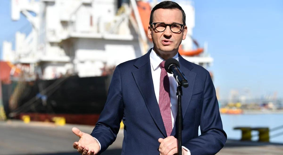 Premier Morawiecki: rząd reaguje na kryzys zbożowy