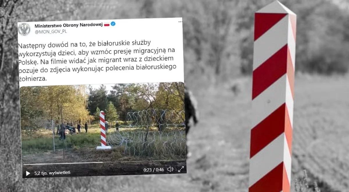 "Mamy dowód, że białoruskie służby wykorzystują dzieci". MON publikuje nagranie