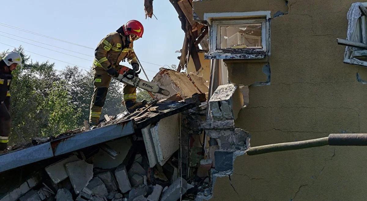 Wybuch gazu w domu jednorodzinnym. Gmina zapewni pomoc rodzinie kobiety, która zginęła