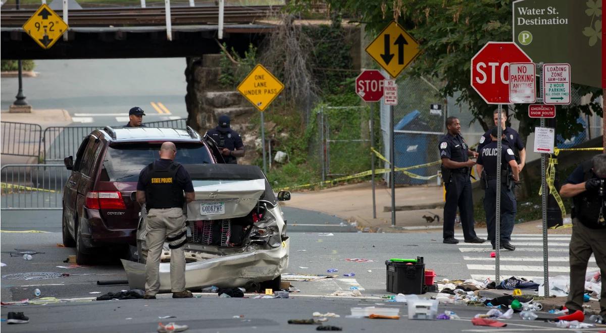 USA: zamieszki w Charlottesville. Zginęły trzy osoby, wielu rannych