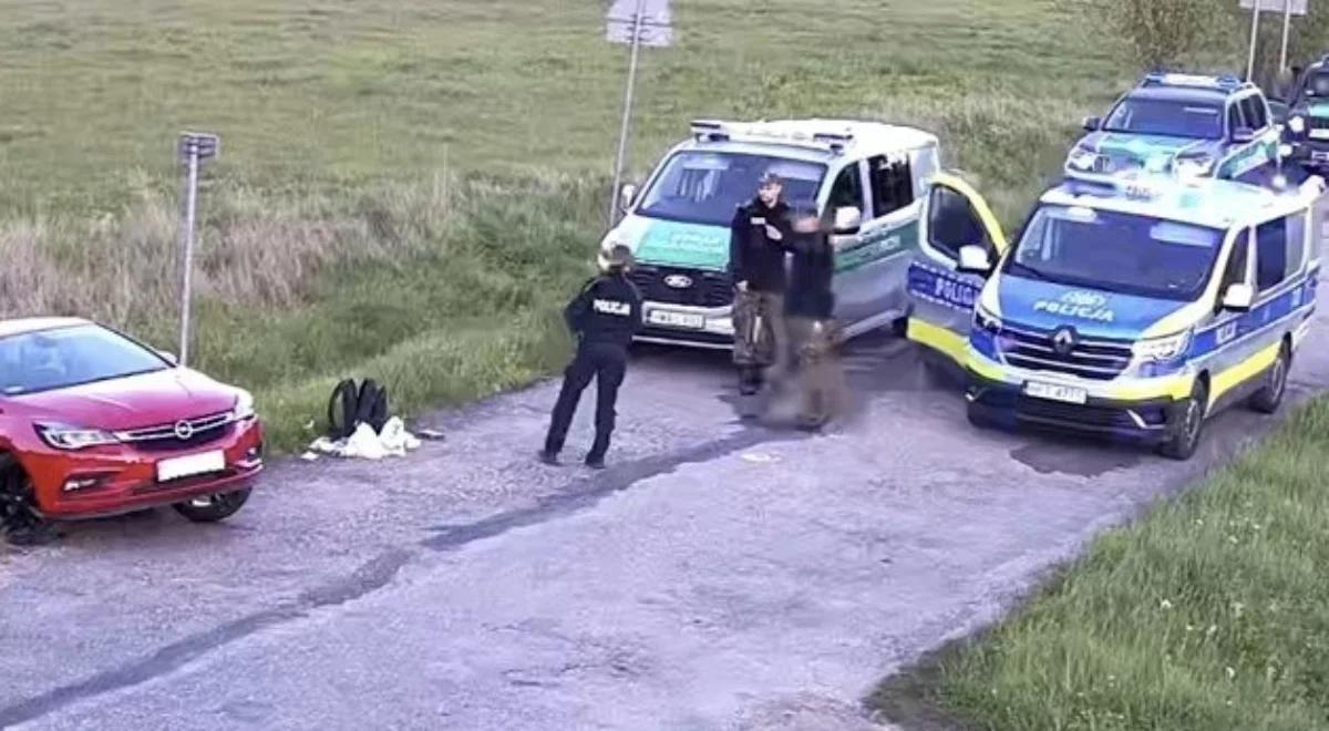 Atak nożownika w Węgorzewie. Policja zatrzymała go przy granicy z Rosją