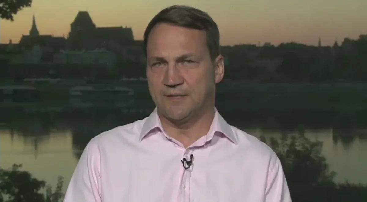 Były szef MSZ ostro o Putinie. Sikorski dla CNN: rosyjska agresja nie może przekroczyć granic NATO