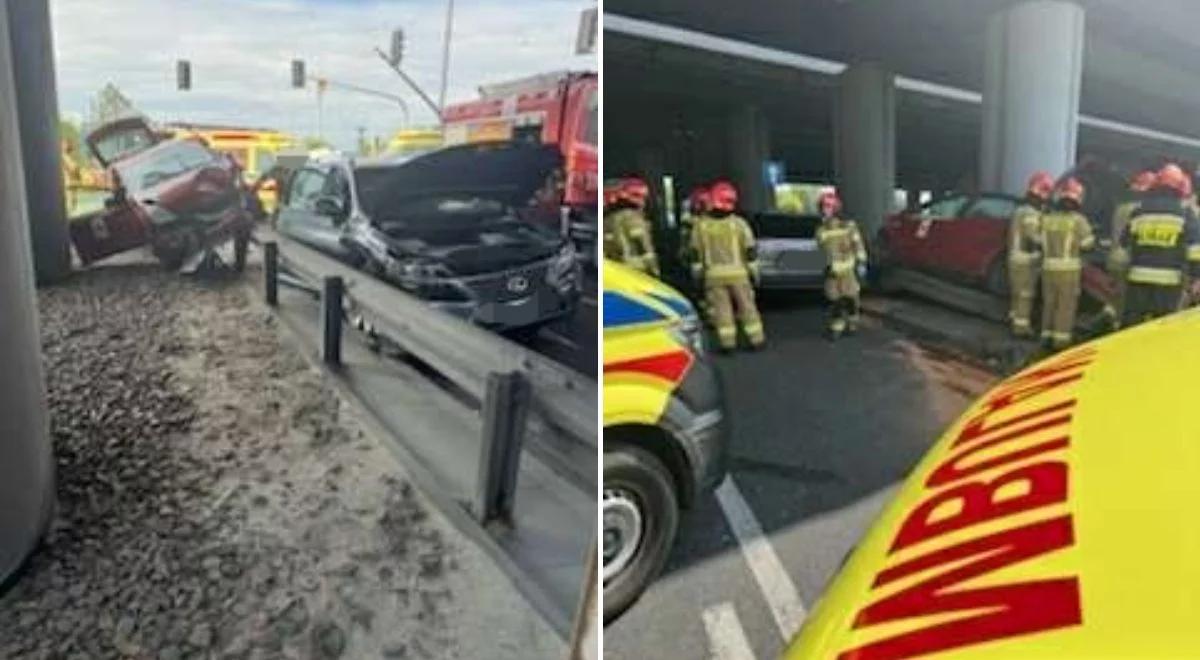 Warszawa. Wypadek w al. Krakowskiej. Pięć osób rannych