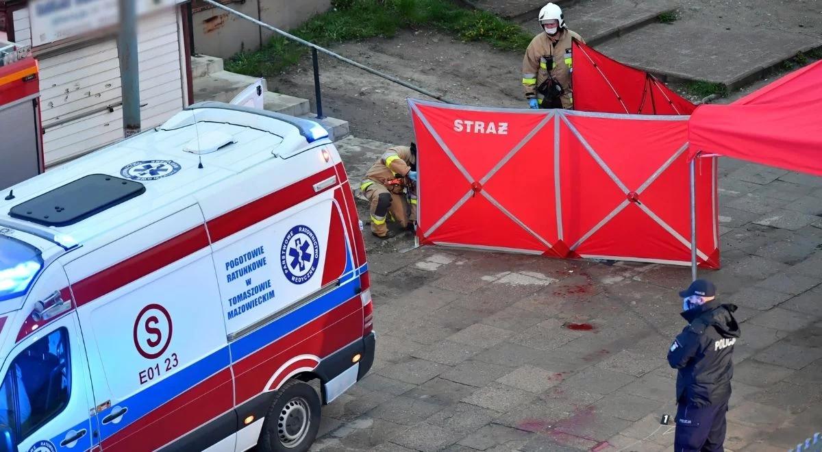 Tragedia w Brzezinach. Nożownik, który śmiertelnie ranił 41-latka, usłyszał zarzuty