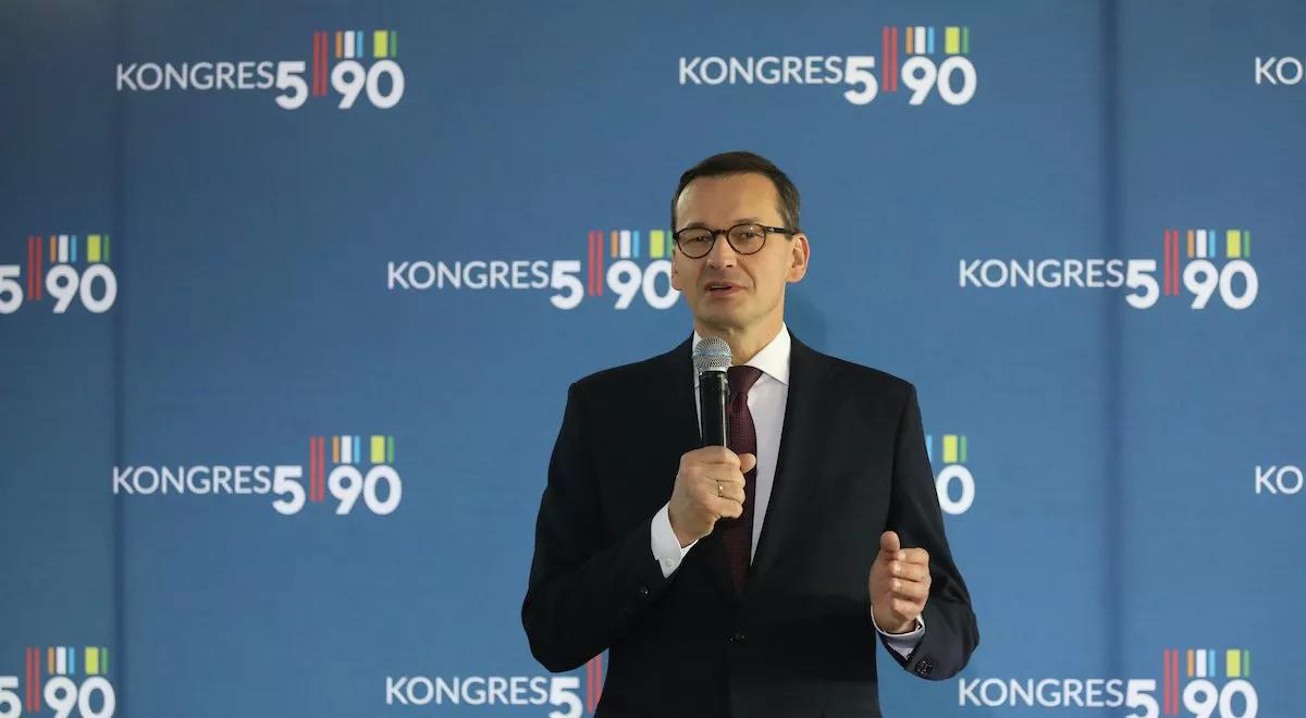 Kongres 590. Premier: Polska broni się przed spowolnieniem gospodarczym