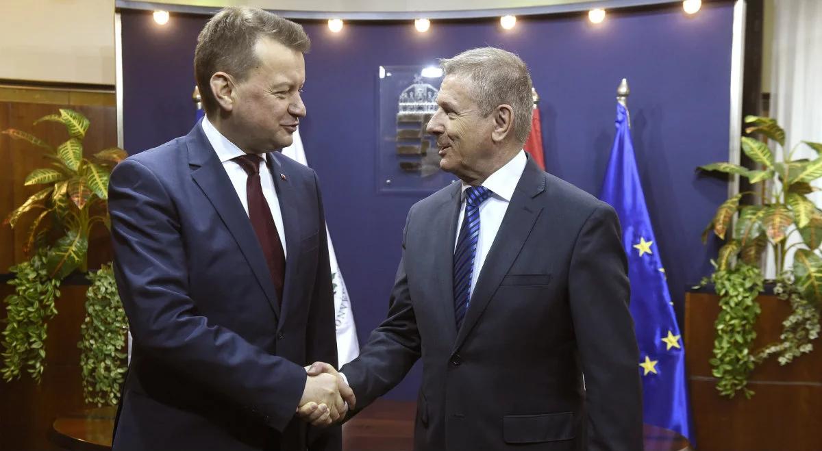 Ministrowie obrony Polski i Węgier rozmawiali o współpracy w ramach NATO i V4