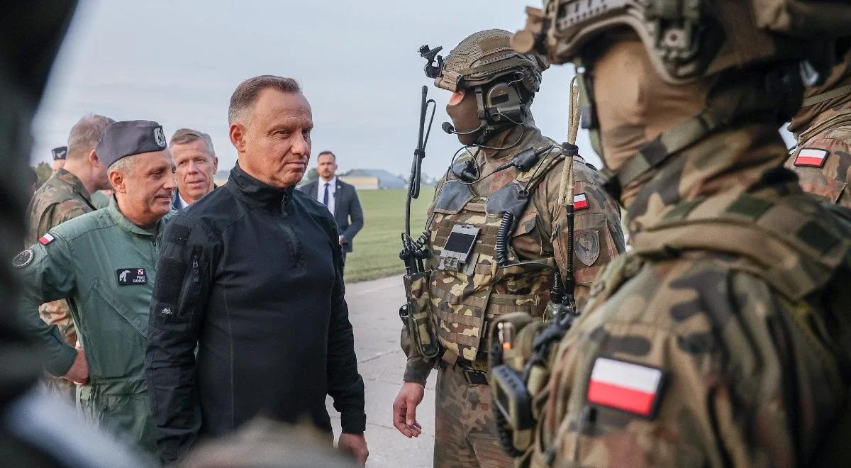 Prezydent Andrzej Duda odwiedził bazę, która jako pierwsza otrzyma apache. "To jest serce Polski"