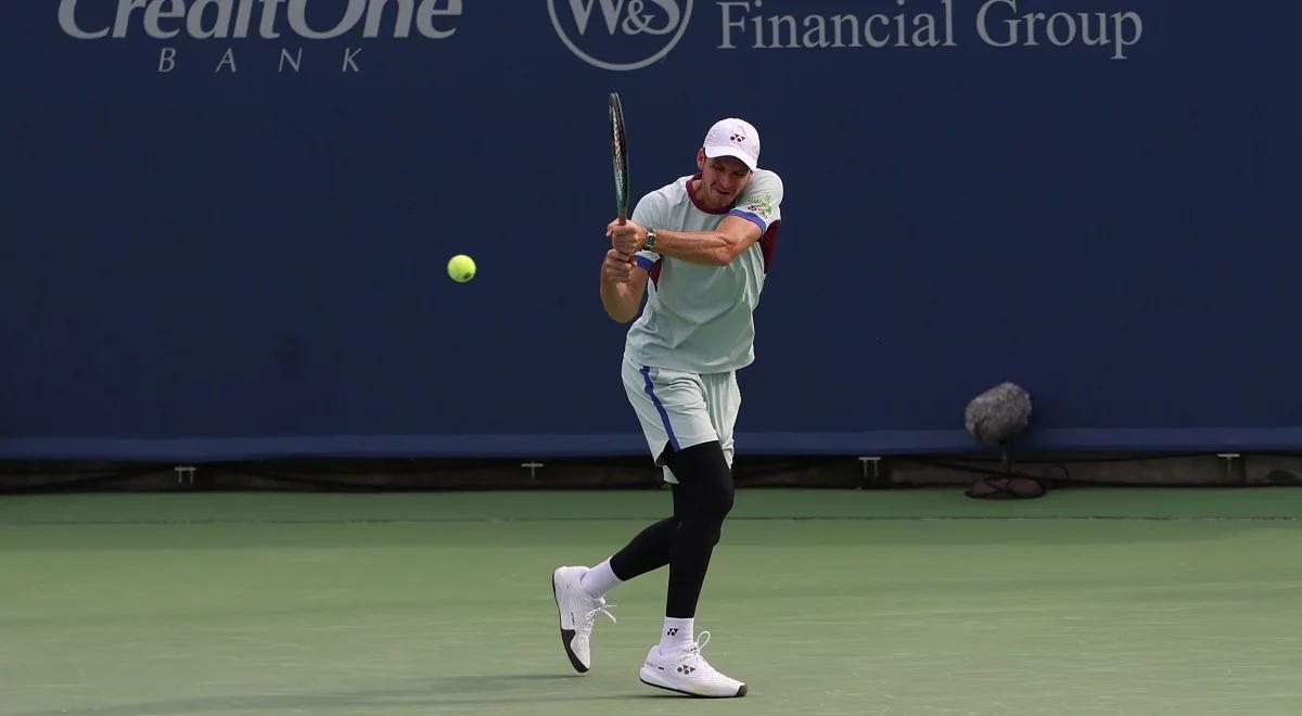 ATP Cincinnati. Hubert Hurkacz zameldował się w ćwierćfinale. Polak po raz kolejny potrzebował trzech setów