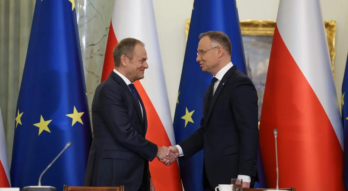 Prezydent Duda i premier Tusk już w USA. Dziś wspólne spotkanie z Joe Bidenem