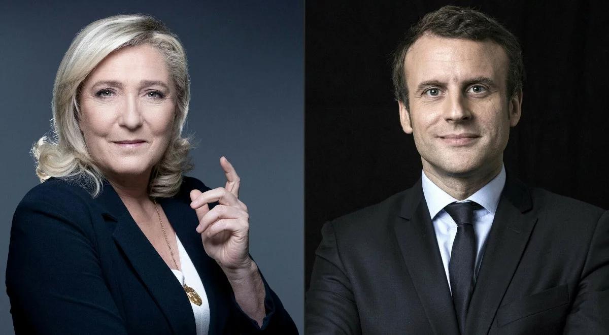 Ostatnia prosta przed wyborami we Francji. Dziś debata Macron-Le Pen