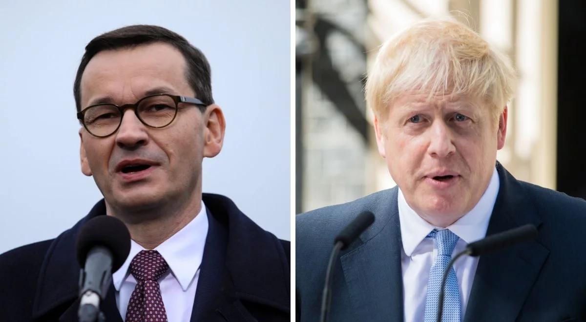 "Keep calm and carry on". Mateusz Morawiecki życzy Borisowi Johnsonowi sił do walki z koronawirusem
