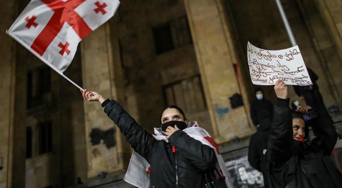 Protest w Gruzji zaostrza się. "Zostawcie naród w spokoju"