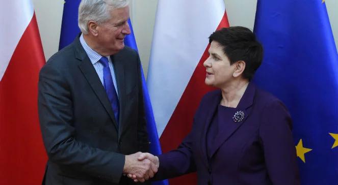 Po spotkaniu Michel Barnier - Beata Szydło