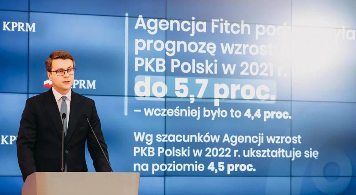 "Dobry sygnał z sektora gospodarczego". Rzecznik rządu o prognozie zmian budżetowych w 2021 roku