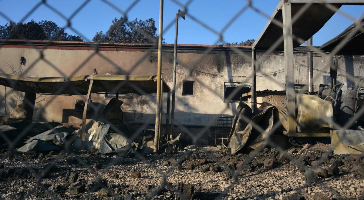 Spłonął obóz dla uchodźców na Lesbos. Na wyspie ma zostać wprowadzony stan wyjątkowy