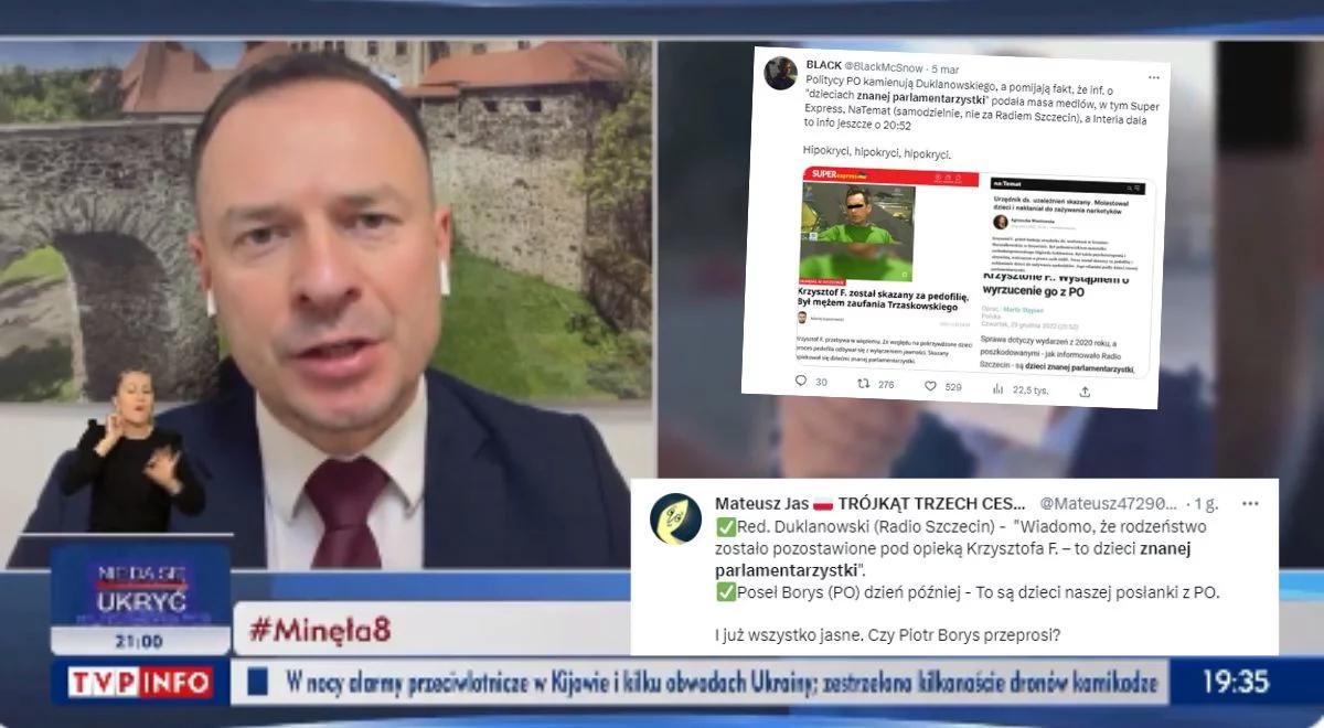 Gwałtowny atak opozycji na TVP po tragedii w Szczecinie. Wątek posła PO pomijany jest milczeniem