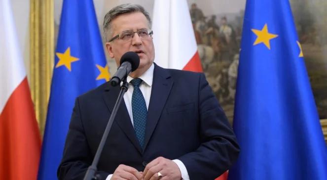 Polskie wojska na Ukrainę? Bronisław Komorowski: to nie służy powadze Polski