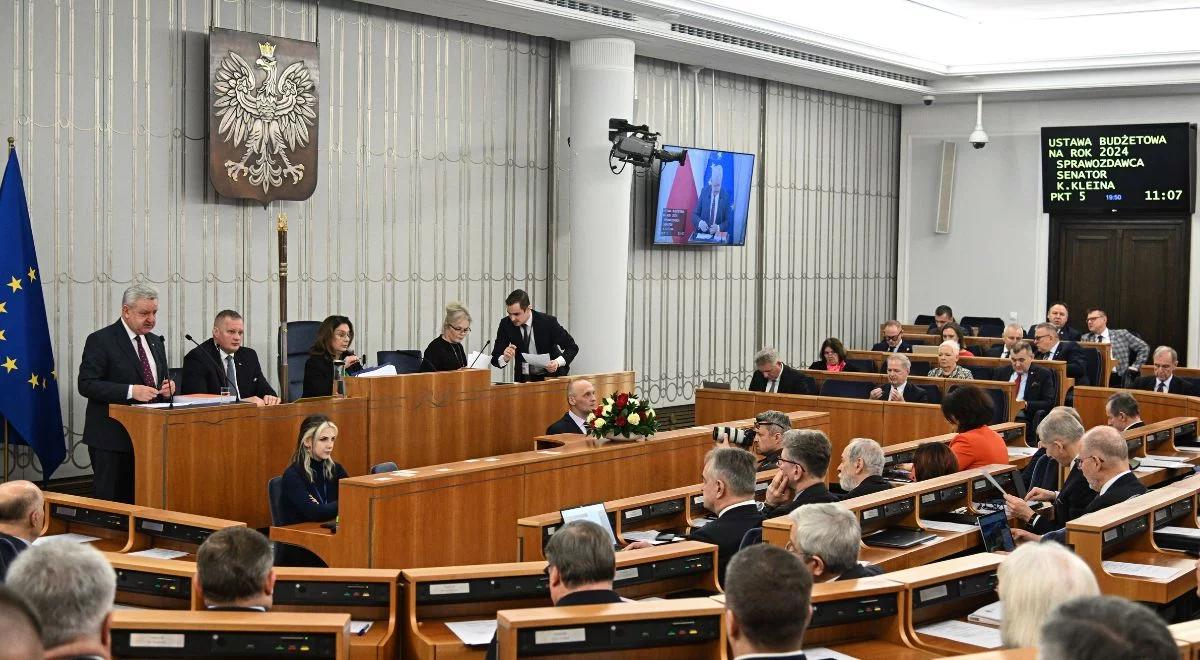 Ustawa budżetowa na 2024 rok. Senat zdecydował