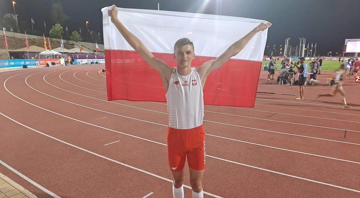 Lekkoatletyczne ME U-18: grad medali Biało-Czerwonych. Michał Gawenda fruwał jak ptak po złoty medal