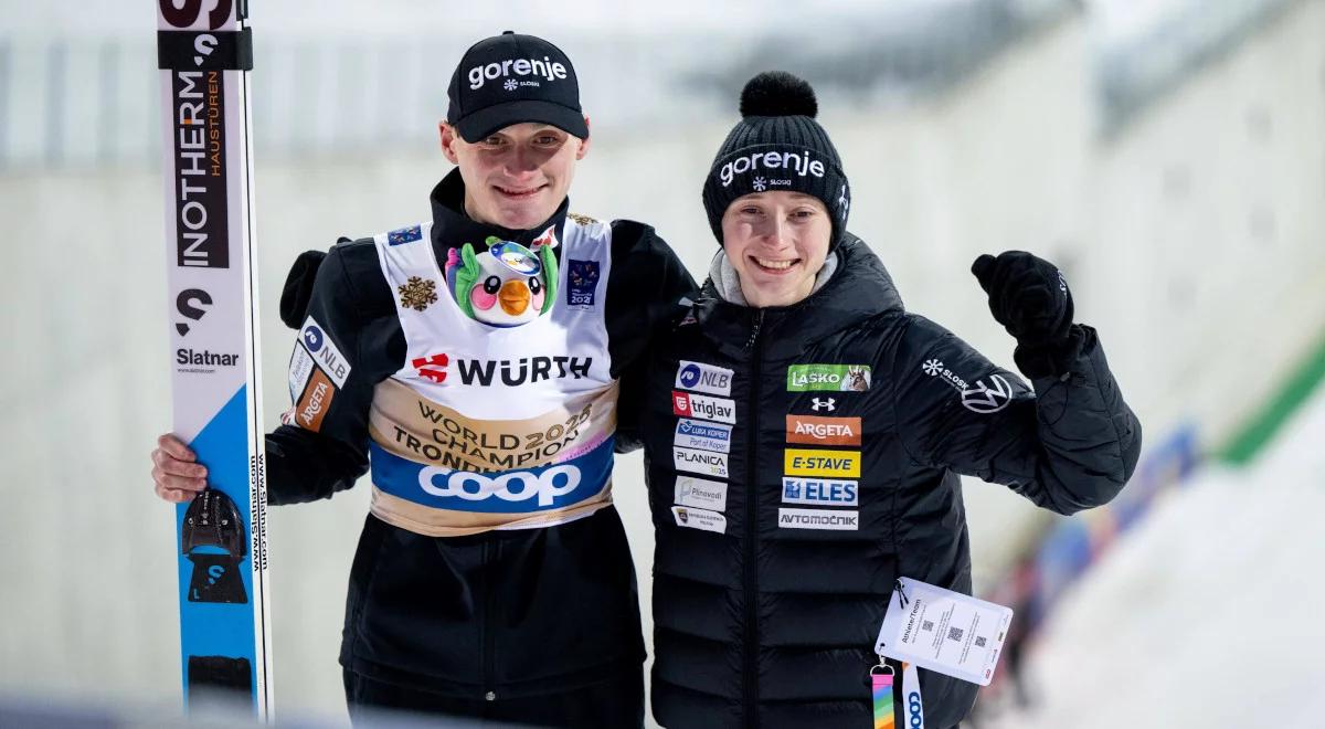 Latające rodzeństwo podbiło Vikersund. Nika i Domen Prevcowie skaczą w innej lidze