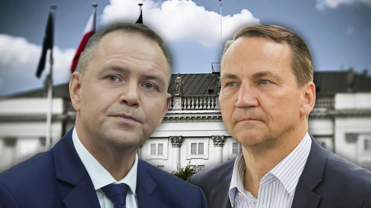 Iskrzy na linii Nawrocki-Sikorski? Wiceszefowa MSZ o notatce ze spotkania z Trumpem