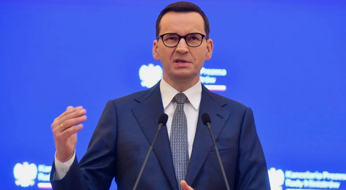 Premier Morawiecki: pandemia, wojna i putinflacja nie dobijają polskich firm tak, jak rządy Tuska