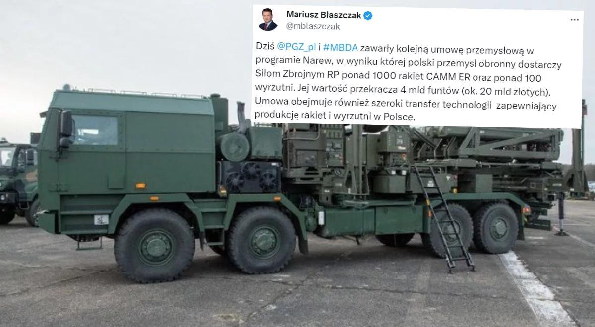 Ponad 1000 rakiet i 100 wyrzutni w ramach programu Narew. Szef MON poinformował o wielkim kontrakcie