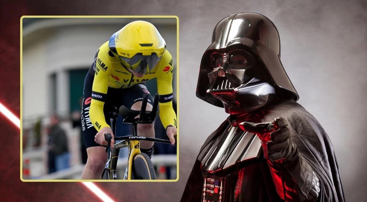 Lord Vader miał podobny. Kosmiczne kaski wywołały dyskusję przed Giro d'Italia