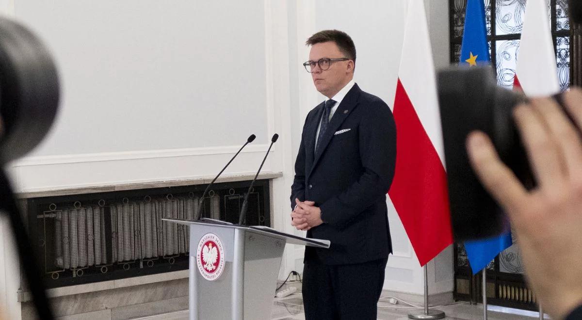 Hołownia o słowach prezesa PiS. "Robią Polsce straszną szkodę"