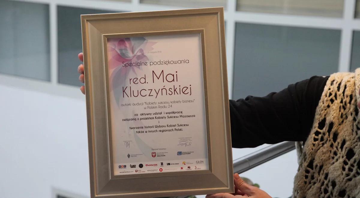 Kobiety Sukcesu - podziękowania dla Mai Kluczyńskiej