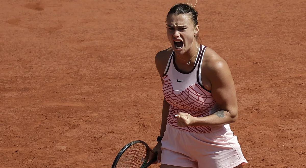 Roland Garros: Sabalenka w drugiej rundzie. Kontrowersje po meczu z Ukrainką 
