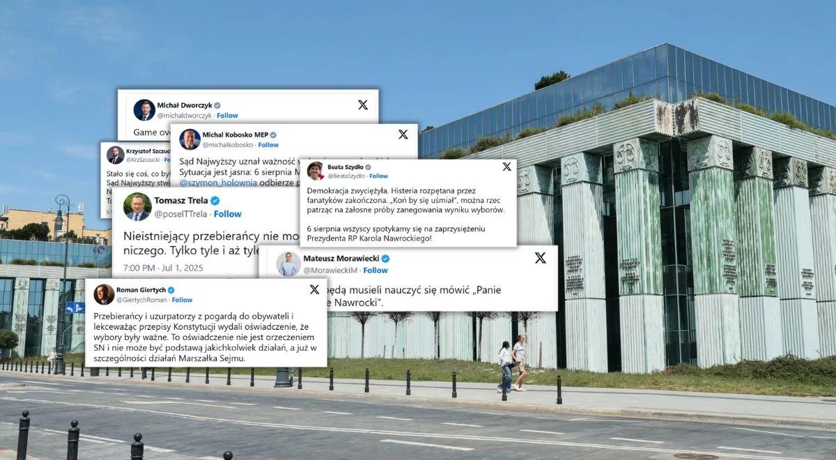 Burza w sieci pod decyzji SN. "Nieistniejący przebierańcy", "histeria zakończona"