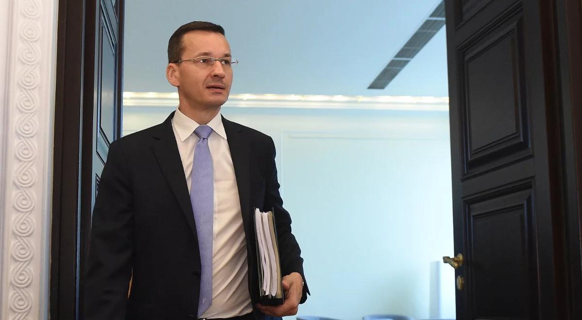 Morawiecki: program 500+ inwestycją w przyszłość Polski, ok. 20 mld złotych to niewygórowany koszt