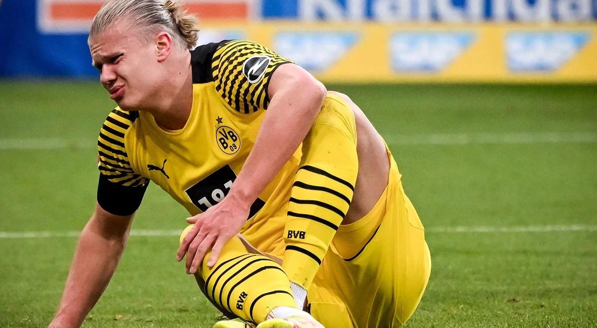 Bundesliga: Haaland z bramką i kontuzją. Drużyna Polaków rozgromiona