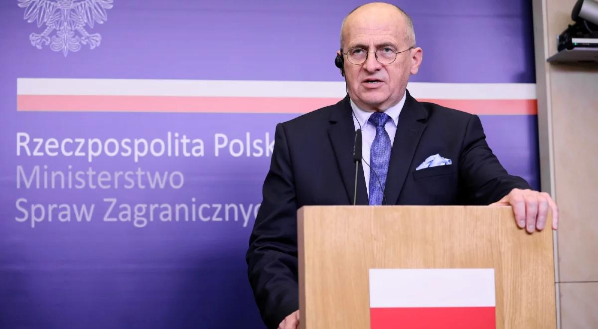 Szef MSZ Zbigniew Rau udaje się z wizytą do Iranu
