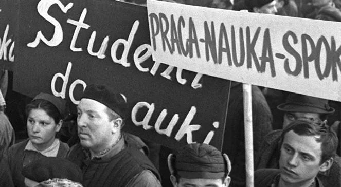 Marzec '68 – wielka manifestacja mieszkańców Gdańska