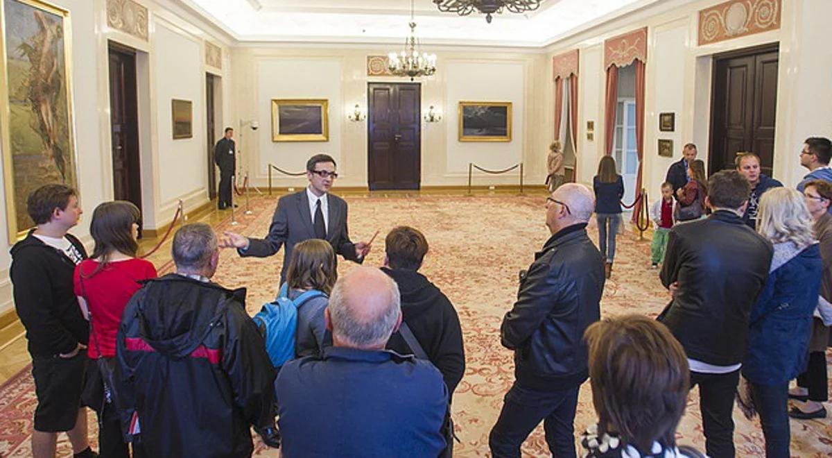 Każdy może się poczuć jak prezydent. Dzień otwarty w Pałacu Prezydenckim w Warszawie
