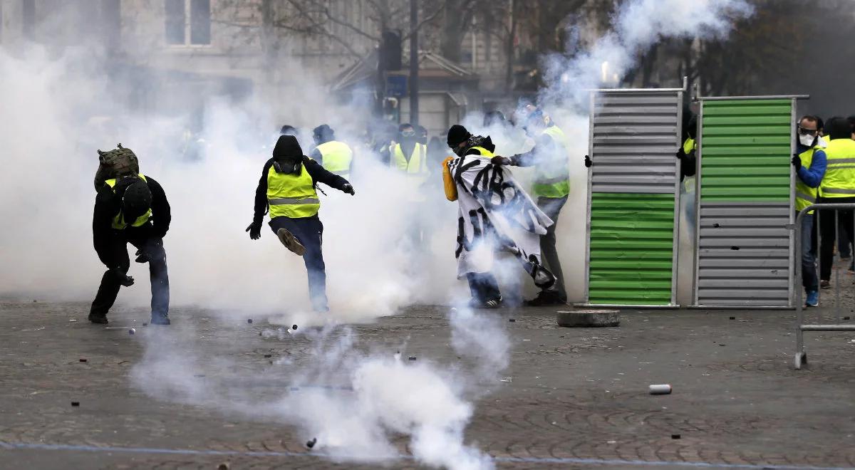 Francja: zamieszki w Paryżu. "Żółte kamizelki" starły się z policją