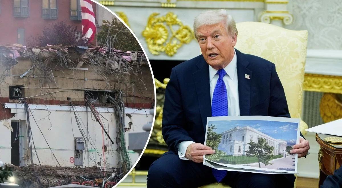 Donald Trump spełnia swoje marzenie. Rusza budowa sali balowej za 300 mln dolarów