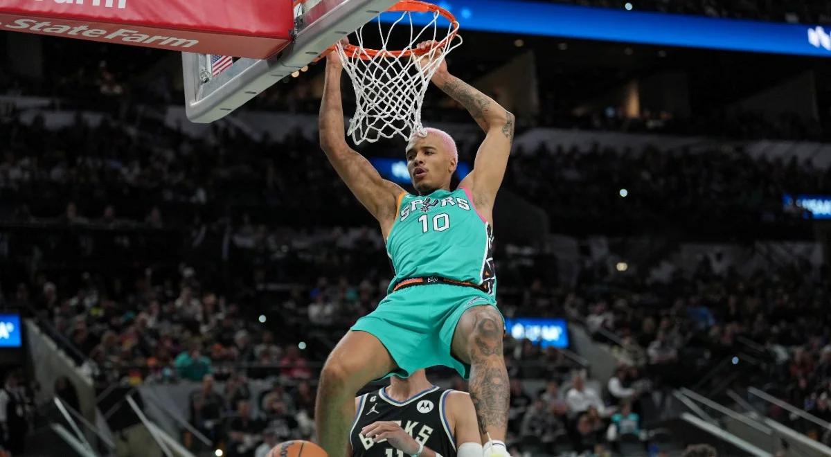 NBA: Jeremy Sochan nie pomógł San Antonio Spurs. Dominacja New Orleans Pelicans [WIDEO]