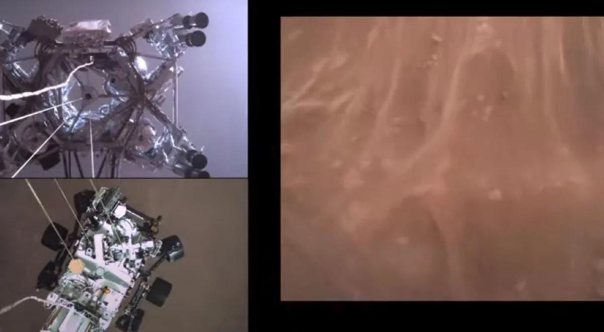 NASA publikuje wideo lądowania na Marsie oraz historyczne dźwięki z Czerwonej Planety