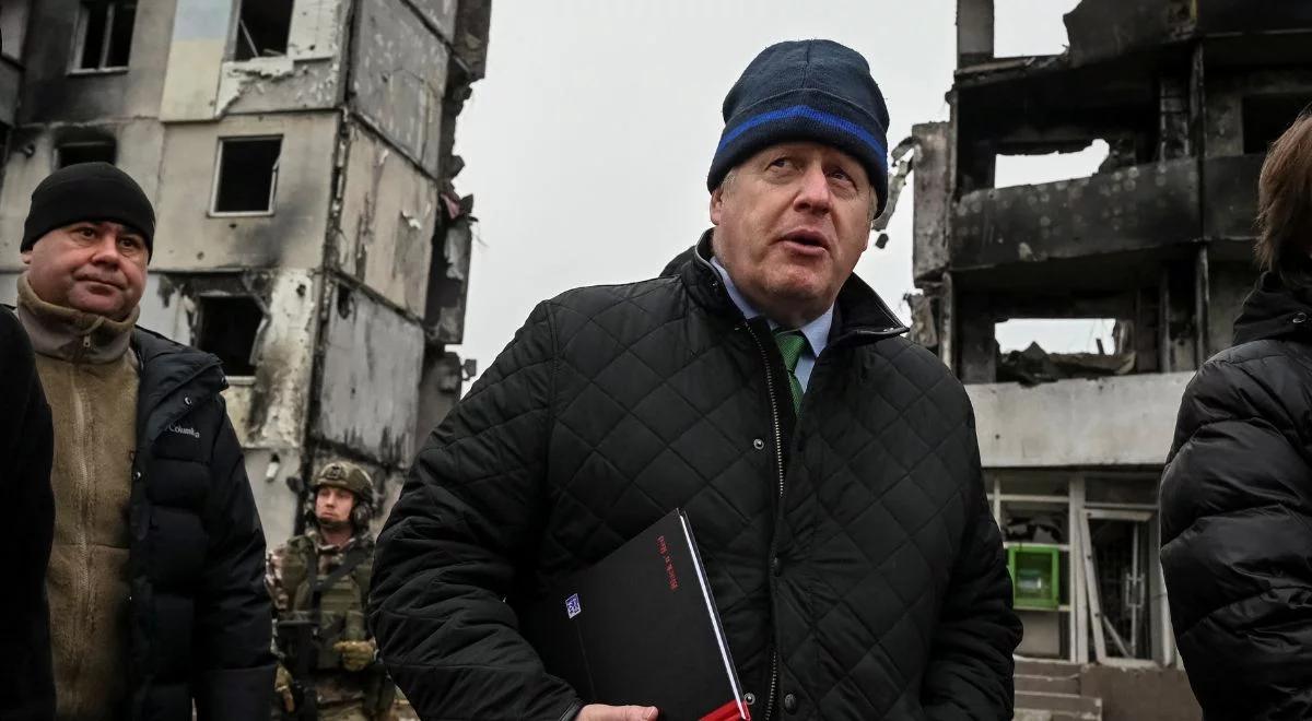 Johnson pojechał do Kijowa. Zełenski: witam prawdziwego przyjaciela Ukrainy