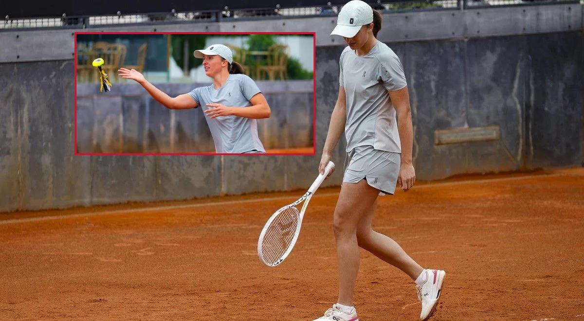 WTA Rzym. Świątek nie przestaje zaskakiwać fanów. Iga gra w Rzymie w zośkę [WIDEO]