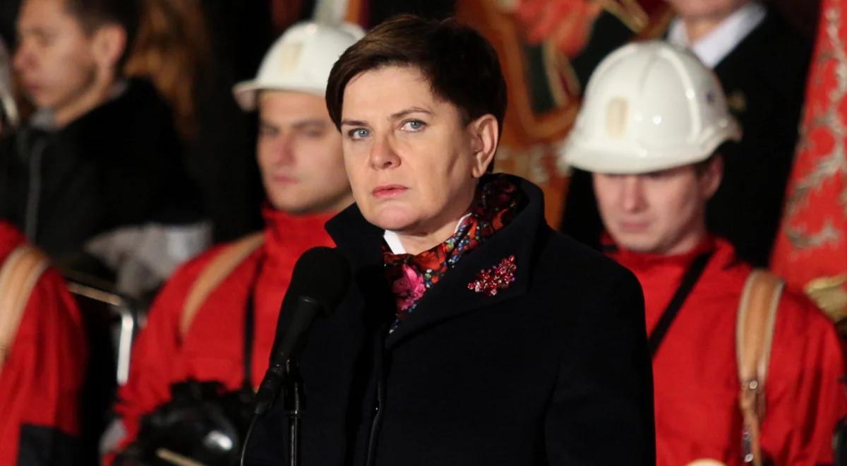 Beata Szydło: musimy wypełnić testament górników z Wujka