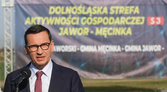 Premier Morawiecki: inwestycje są kołem zamachowym wyjścia z kryzysu