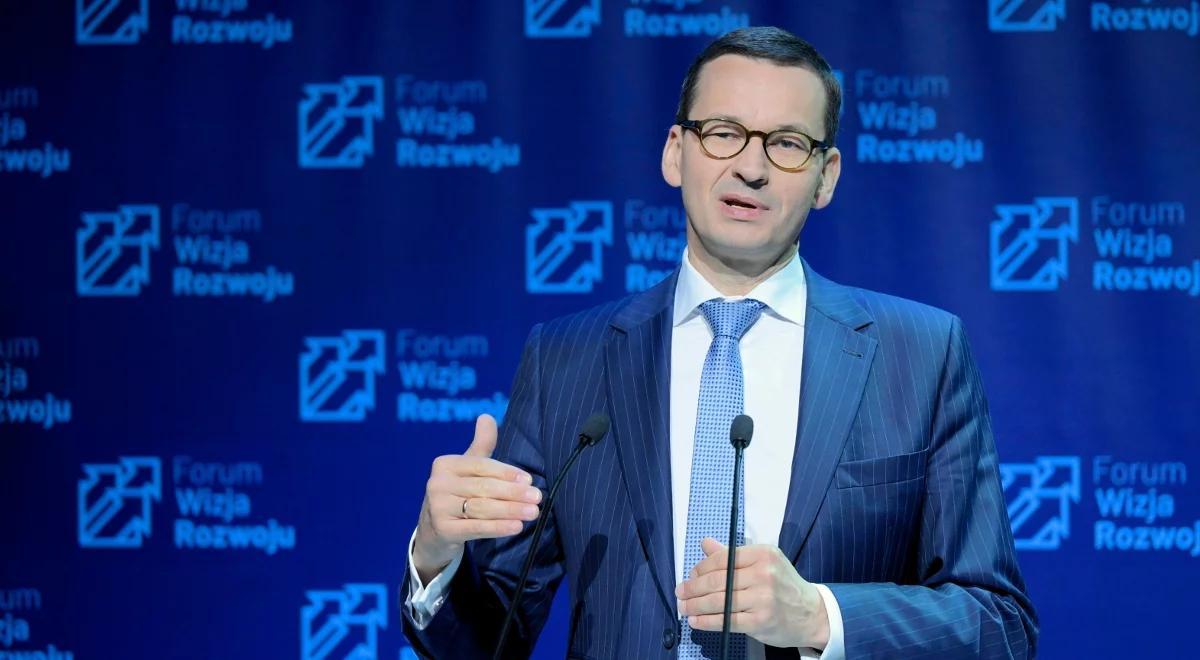 Premier Mateusz Morawiecki na Forum Wizja Rozwoju w Gdyni