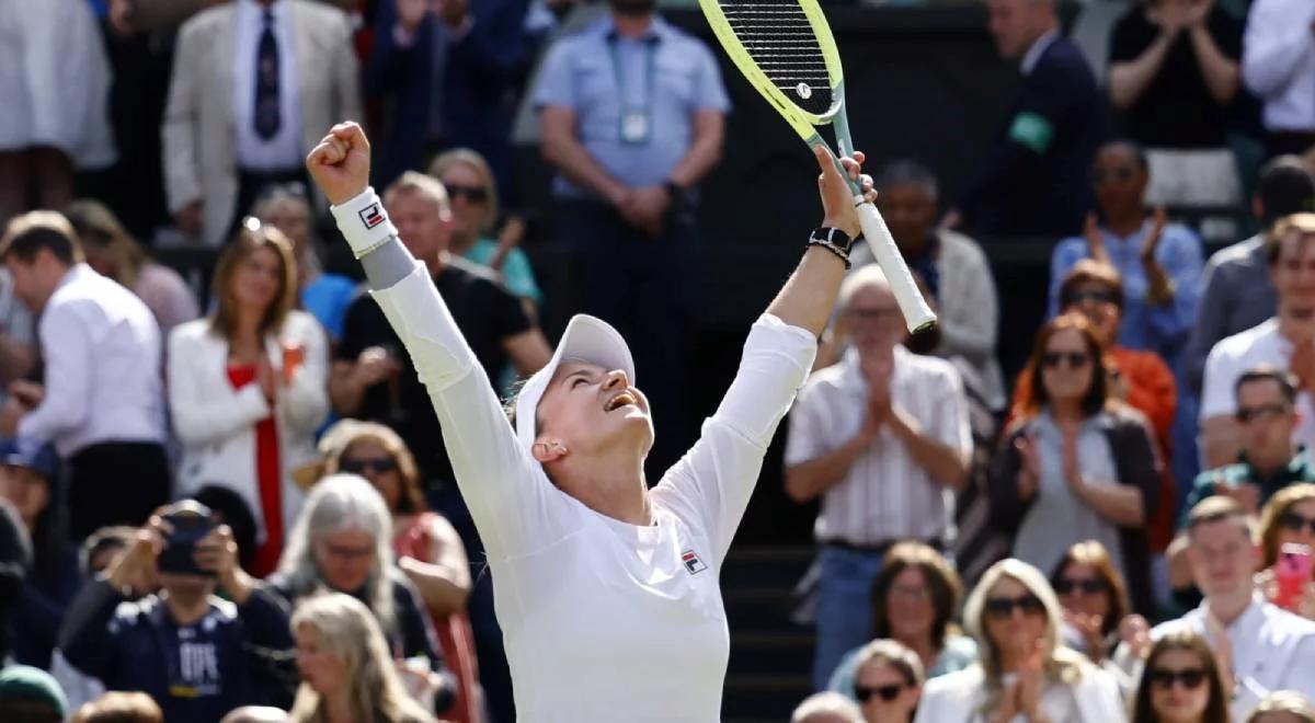 "Wielka niespodzianka". Katarzyna Nowak o zwycięstwie Barbory Krejcikovej w finale Wimbledonu