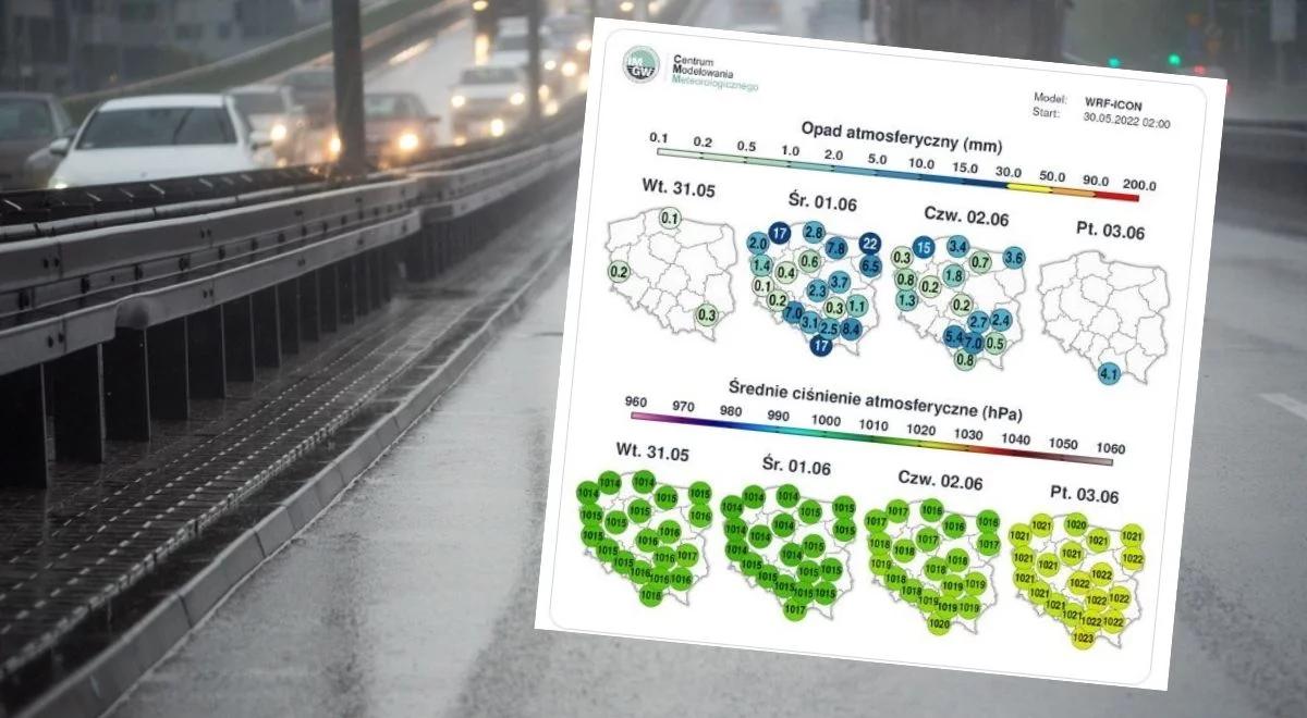 Deszczowy wtorek prawie w całej Polsce. Sprawdź najnowszą prognozę pogody