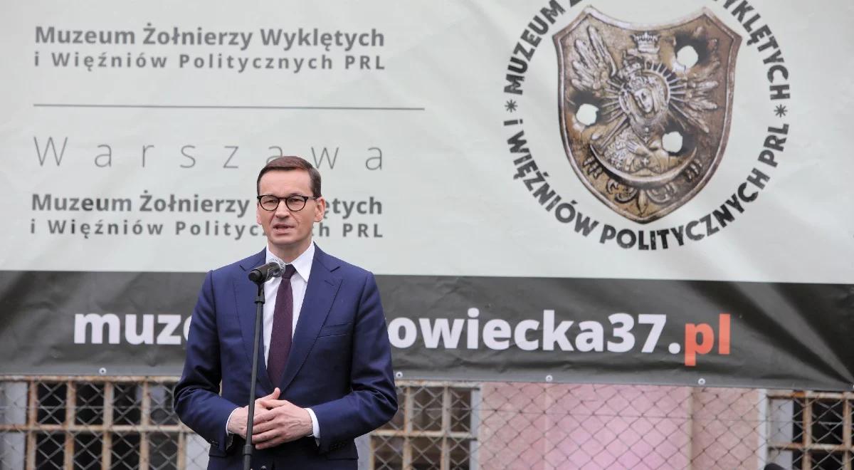 "Droga do wolności jest utkana z nici dziesiątek tysięcy bohaterów". Premier o Solidarności Walczącej