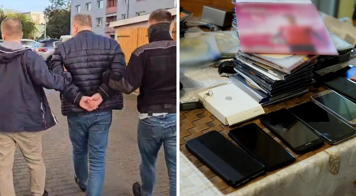 Udostępniał dzieciom pornografię. 57-latek w rękach policji